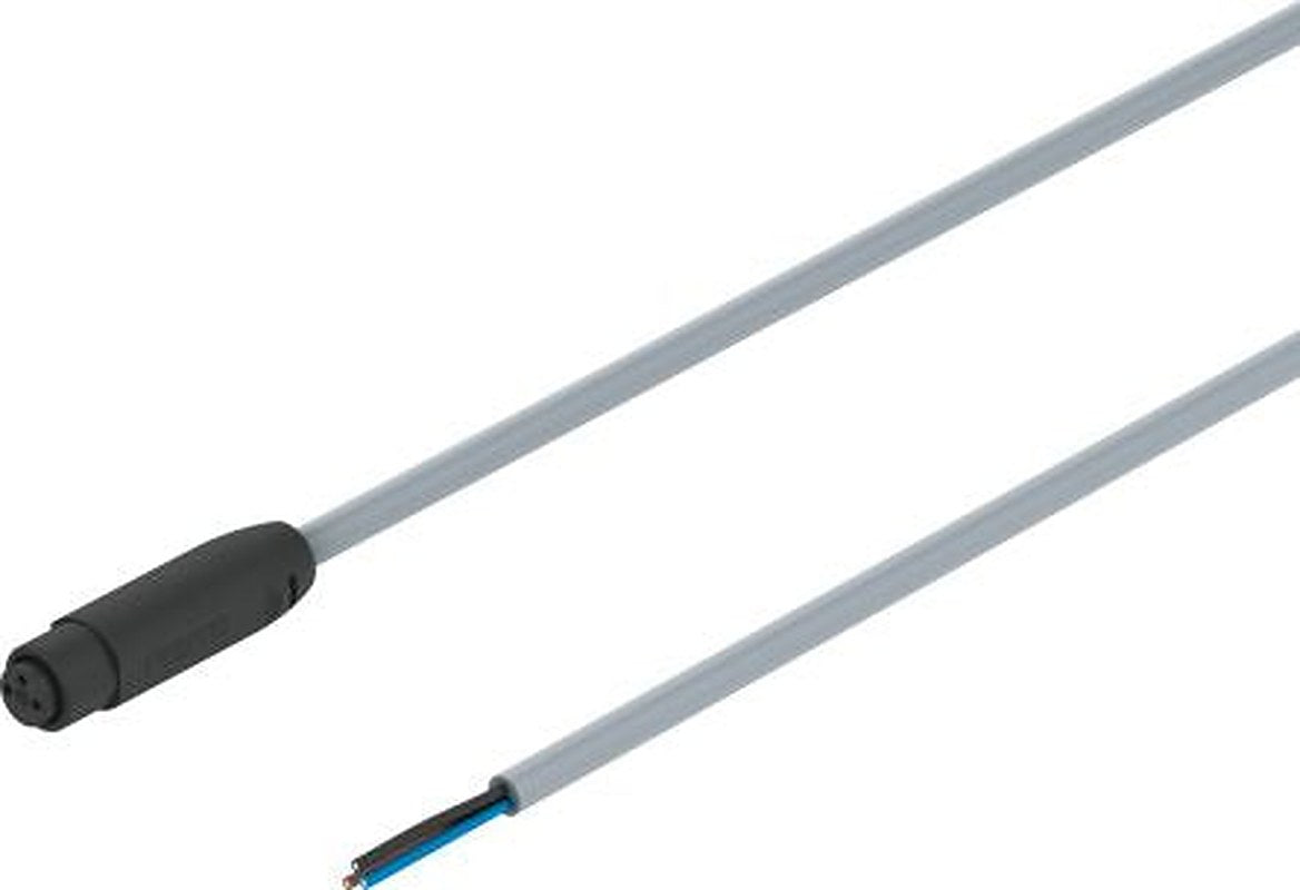 Festo Male 3 way M8, Straight to 3 way Unterminated Actuator/Sensor Cable, 5 m
