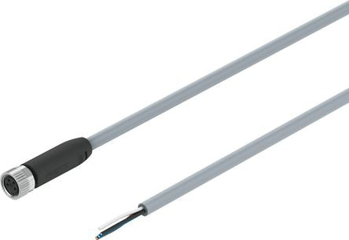 Festo Male 4 way M8, Straight to 4 way Unterminated Actuator/Sensor Cable, 2.5 m