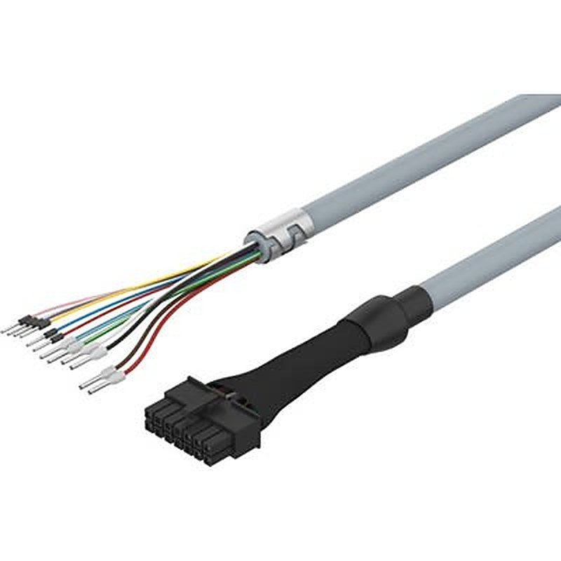Festo Motor Cable NEBM Series Cable for Use with Servo Drives,8181667