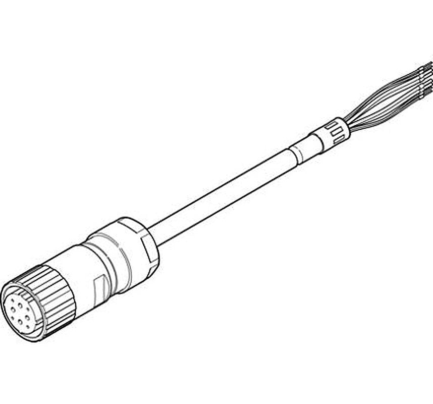 Festo Motor Cable NEBM Series Cable for Use with Servo Motor EMMS-AS and Stepper Motor CMMS-ST,8085962