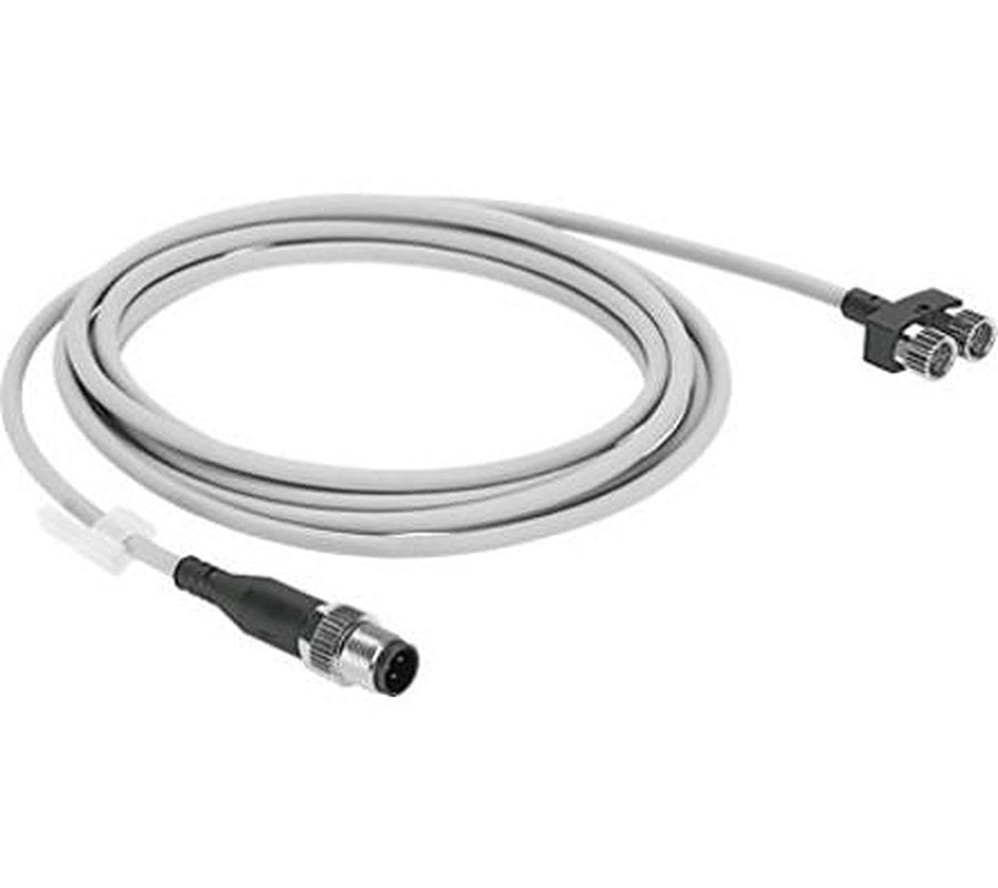 Festo, NEDY-L2R1-V1-M12G5-U-M12G4-2.5R Series, For Use With Energy Chains, Robot Applications