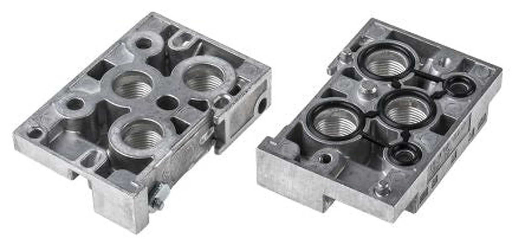 Festo NEV series 3 station G Manifold End Base for use with Solenoid/Pneumatic Valves, 161112