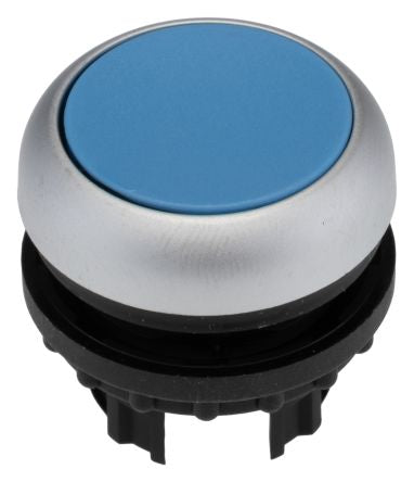 Eaton M22 Series Blue Momentary Push Button Head, 22 mm Cutout, IP67