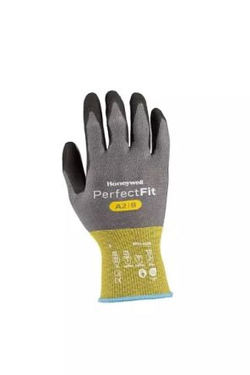 Honeywell Perfect Fit 3.0 Black, Grey Carbon, HPPE, Nylon, Polyurethane Cut Resistant Gloves, Size 9, Polyurethane