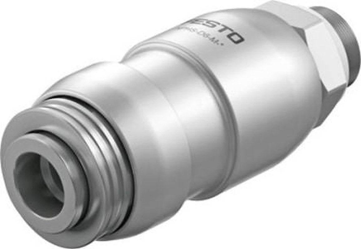 Festo Pneumatic Quick Connect Coupling, 3/8 in Male Male 0.38in Coupling