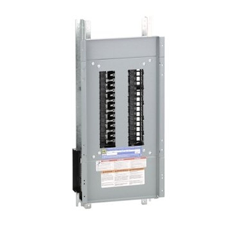 Panelboard interior, NQ, main lugs, 225A, Al bus, 30 pole spaces, 1 phase, 3 wire, 240VAC, 48VDC (Panelboard interior NQ) is a Schneider Electric product. Designed for reliable performance and long service life. Available across Iraq — contact us for pricing and delivery options.