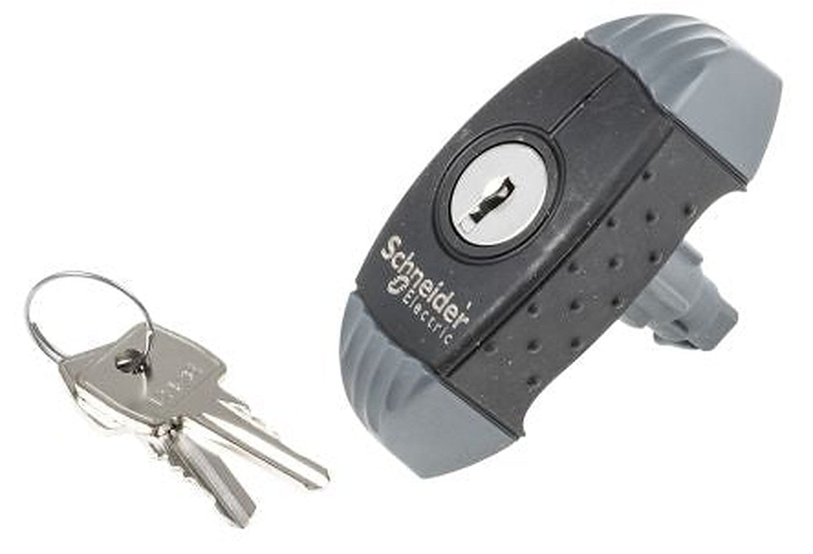 Schneider Electric Grey, Black Polyamide Locking Handle, T-Handle