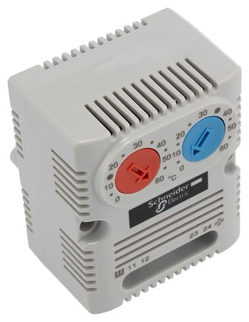 Schneider Electric ClimaSys CC 1 NO/1 NC Enclosure Thermostat, 10 A, 250V, 80 °C, 0 °C