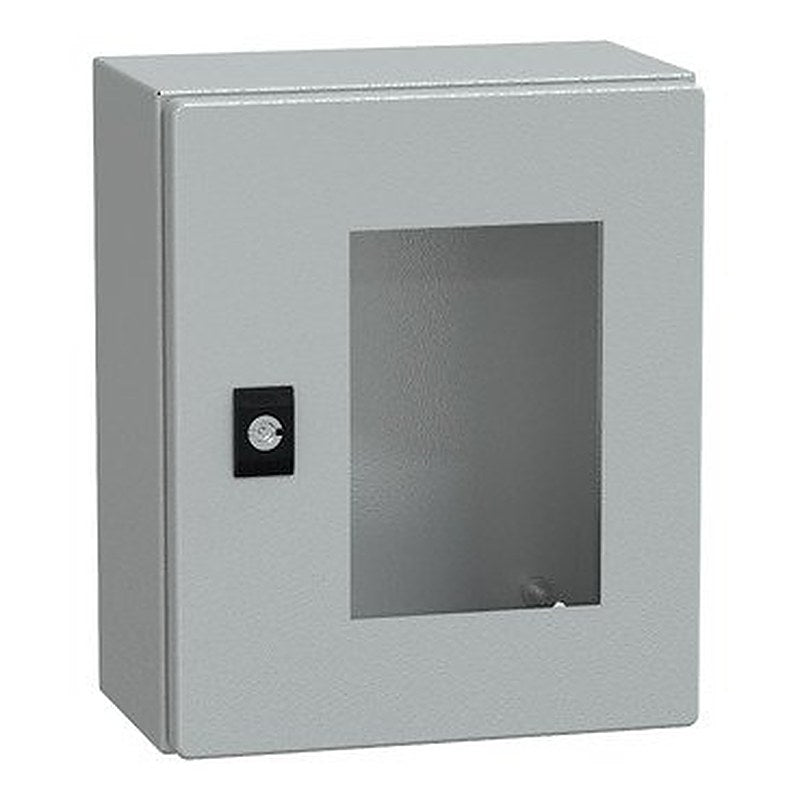 PanelSeT CRN tspt door w/o mount.plate. H300xW250xD150 IP66 IK10 RAL7035.. (PanelSeT CRN tspt door w/o mount.plate. H300xW250xD150 IP66 IK10 RAL7035..) is a Schneider Electric product. Designed for reliable performance and long service life. Available across Iraq — contact us for pricing and delivery options.