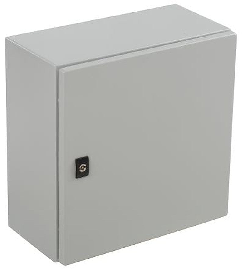 Schneider Electric PanelSeT CRN Series Steel Enclosure, IP66, 400 mm x 400 mm x 200 mm