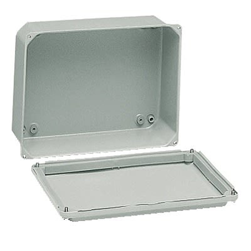 Schneider Electric NSY Series Grey Steel General Purpose Enclosure, IP55, IK07 85 mm, 85 mm, 49 mm