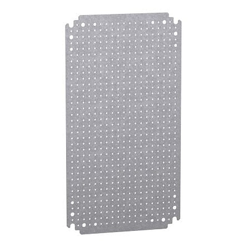 Schneider Electric Galvanised Steel Mounting Plate, 250mm W, 120 cm L for Use with Thalassa Thalassa PLM