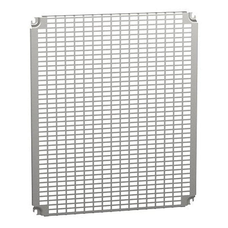 Schneider Electric Steel Zinc Plated Mounting Plate, 550mm W, 1.500 cm L for Use with Thalassa Thalassa PLM Enclosure