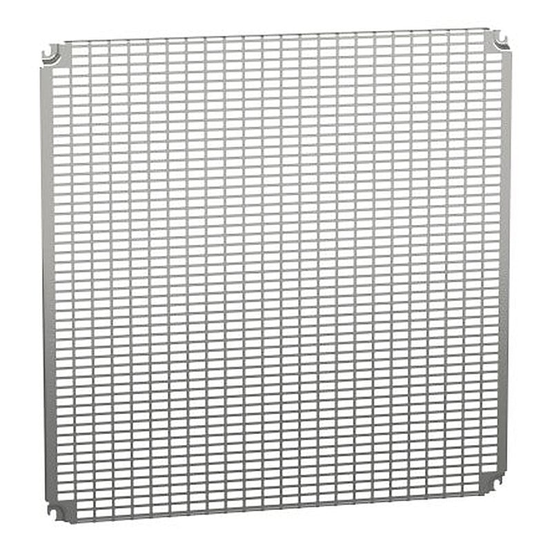 Schneider Electric Steel Zinc Plated Mounting Plate Enclosure Mount Plate, 751mm W, 750 mm L for Use with Spacial CRN,