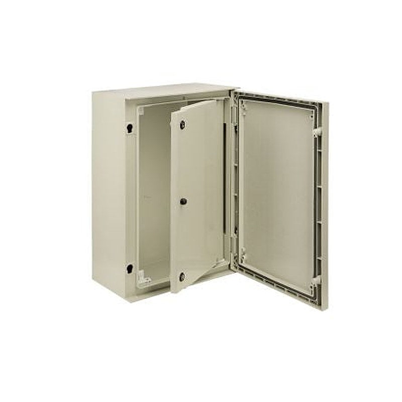 Schneider Electric PanelSeT Series Lockable Fibreglass Reinforced Polyester RAL 7035 Single Door for Use with Thalassa