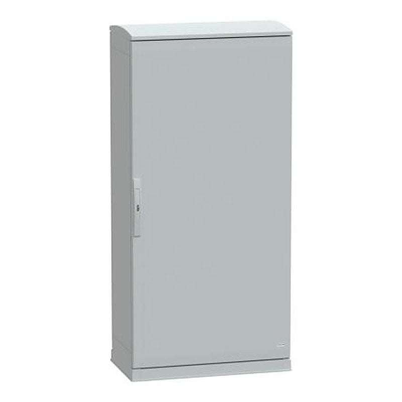 Schneider Electric NSY Series Fibreglass Reinforced Polyester 1-Door Floor Standing Enclosure, Plain Door, IP55 420 mm,