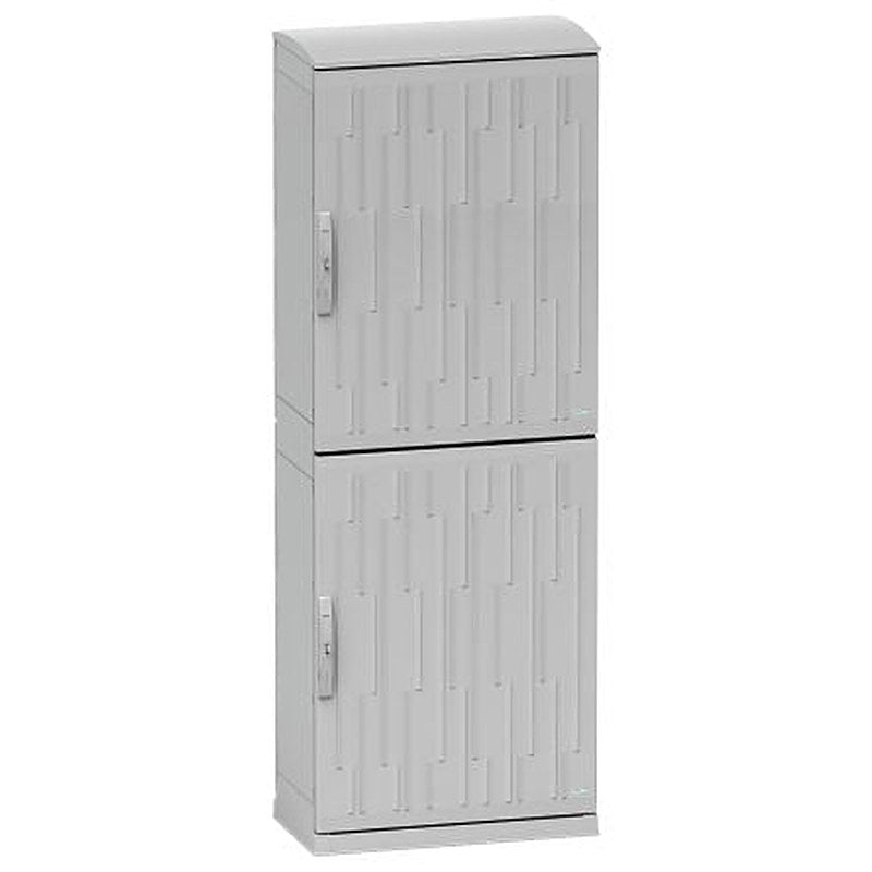 Schneider Electric PanelSeT Series Fibreglass Reinforced Polyester 2-Door Floor Standing Enclosure, IP55 420 mm, 750 mm