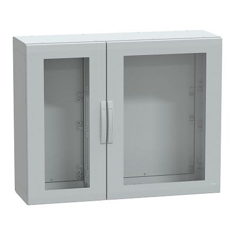 Schneider Electric PanelSeT Series Fibreglass Reinforced Polyester 2-Door Floor Standing Enclosure, IP66 420 mm, 1250 mm