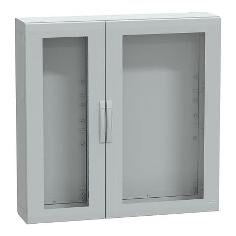 Schneider Electric PanelSeT Series Fibreglass Reinforced Polyester 2-Door Floor Standing Enclosure, Plain Door, IP65 320