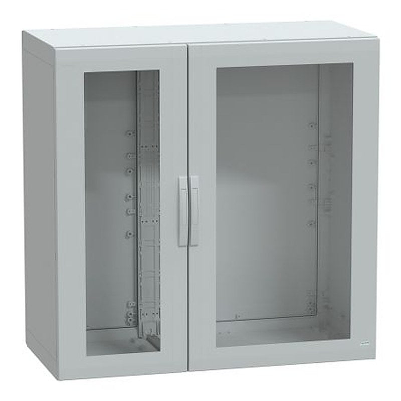 Schneider Electric PanelSeT Series Fibreglass Reinforced Polyester 2-Door Floor Standing Enclosure, Plain Door, IP65 620