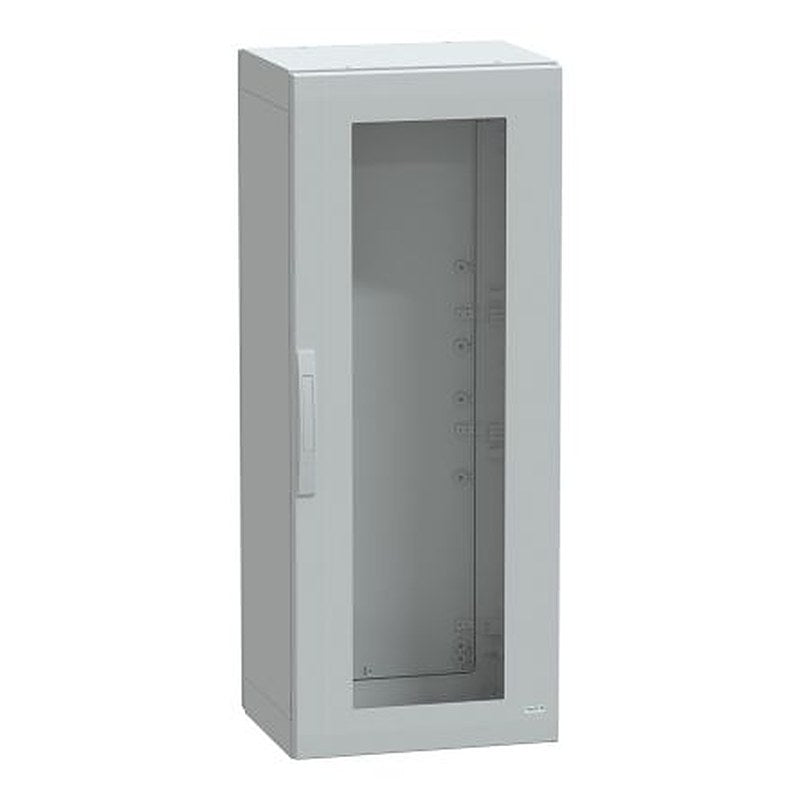 Schneider Electric Thalassa Series Fibreglass Reinforced Polyester 1-Door Floor Standing Enclosure, Transparent Door,