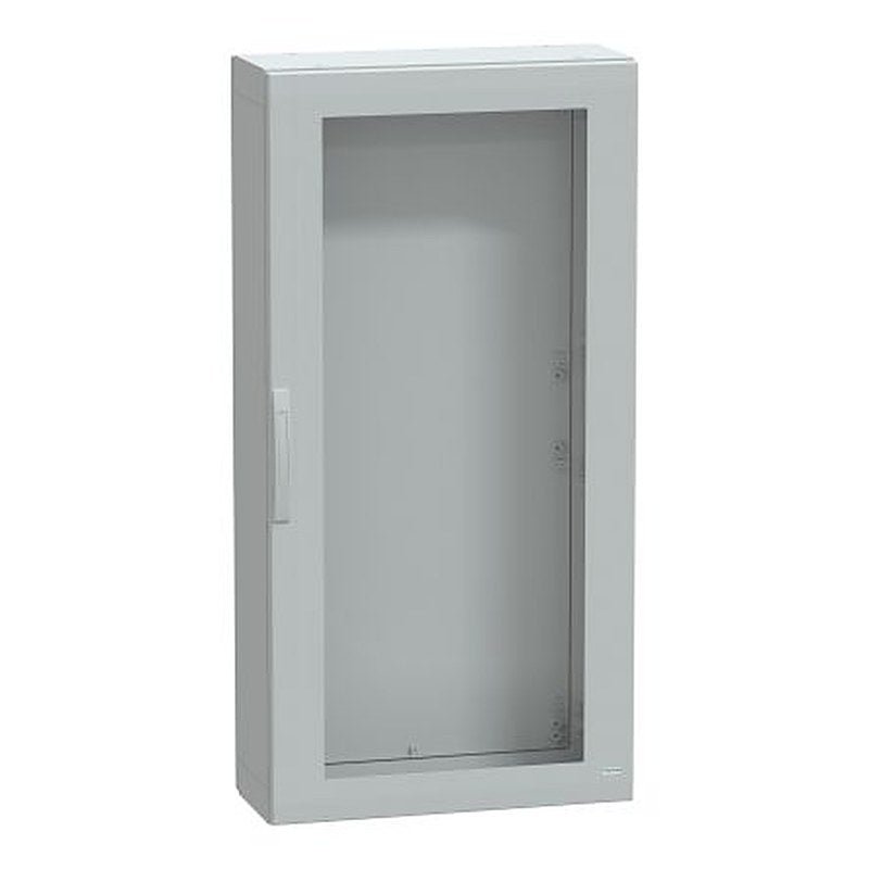 Schneider Electric Thalassa Series Fibreglass Reinforced Polyester 1-Door Floor Standing Enclosure, Transparent Door,
