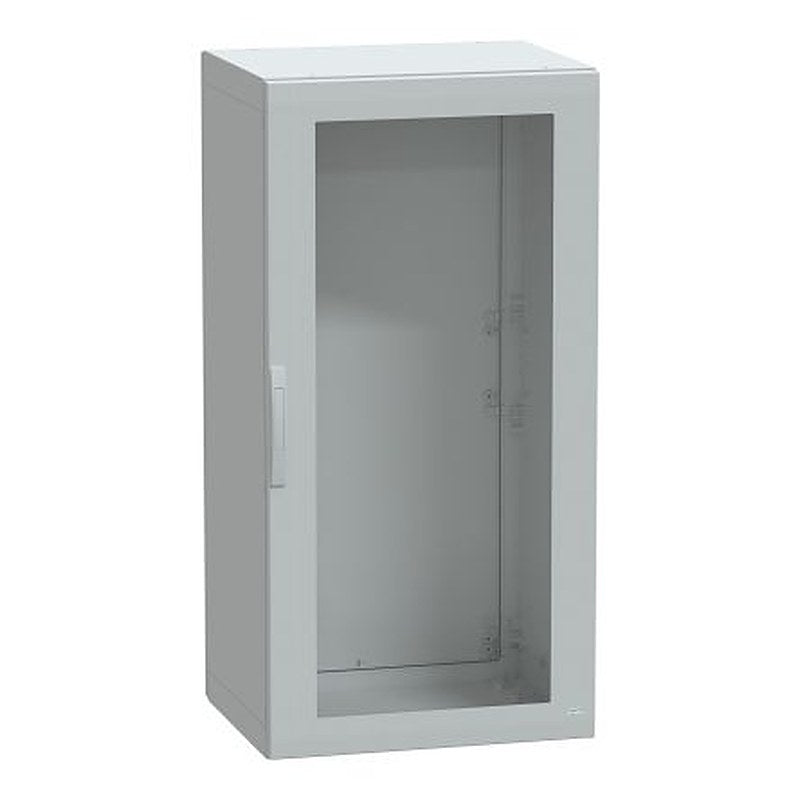 Schneider Electric Thalassa Series Fibreglass Reinforced Polyester 1-Door Floor Standing Enclosure, Transparent Door,