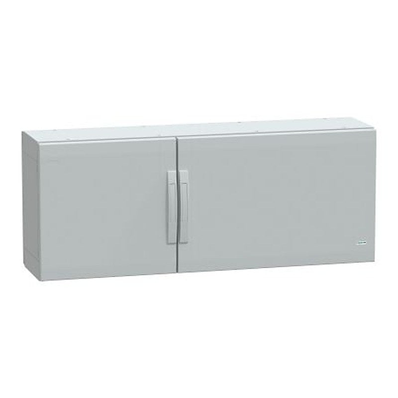 Schneider Electric Thalassa Series Fibreglass Reinforced Polyester 2-Door Floor Standing Enclosure, Opaque Door, IP65