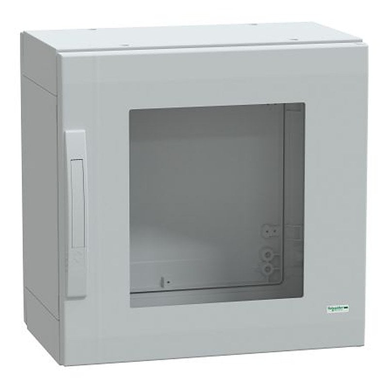Schneider Electric Thalassa Series Fibreglass Reinforced Polyester 1-Door Floor Standing Enclosure, Transparent Door,