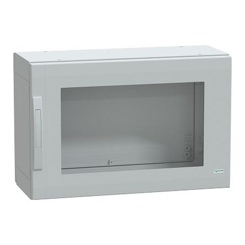 Schneider Electric Thalassa Series Fibreglass Reinforced Polyester 1-Door Floor Standing Enclosure, Transparent Door,