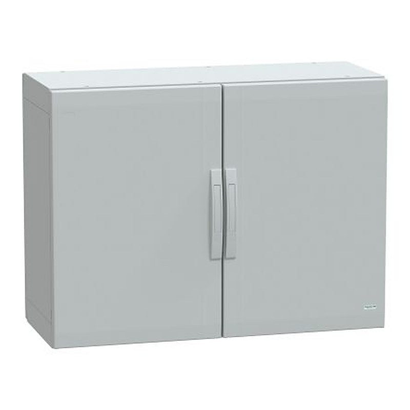 Schneider Electric Thalassa Series Fibreglass Reinforced Polyester 2-Door Floor Standing Enclosure, Opaque Door, IP65