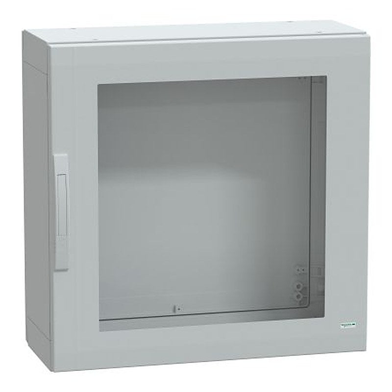 Schneider Electric Thalassa Series Fibreglass Reinforced Polyester 1-Door Floor Standing Enclosure, Transparent Door,
