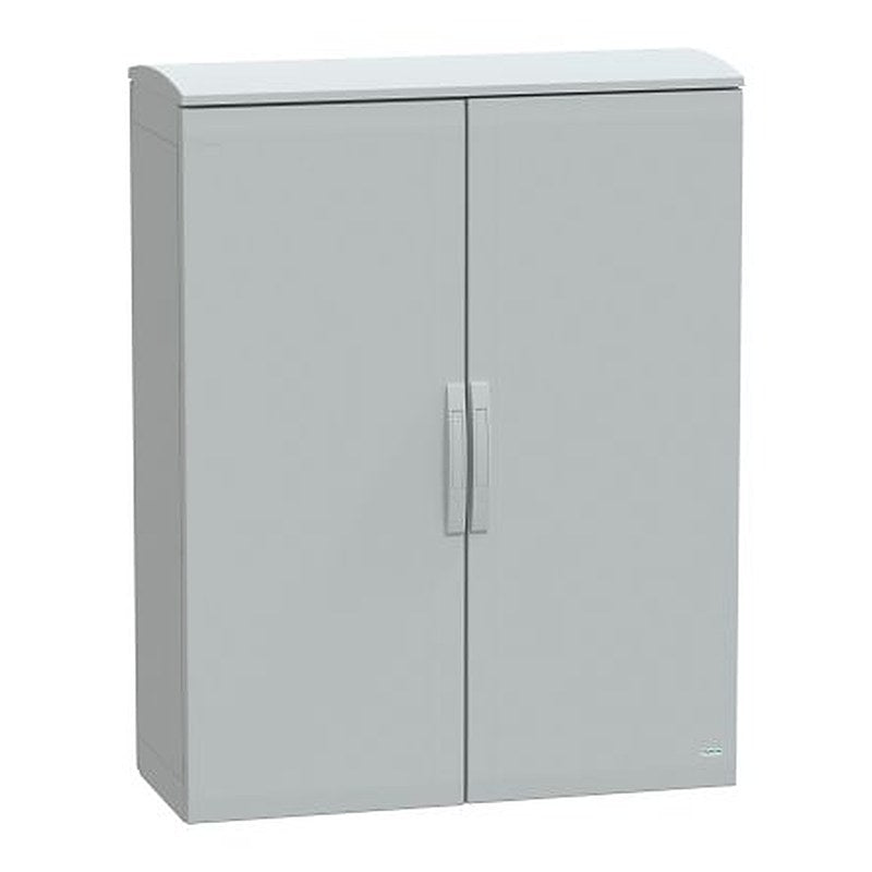 Schneider Electric Thalassa Series Fibreglass Reinforced Polyester 2-Door Floor Standing Enclosure, Opaque Door, IP44
