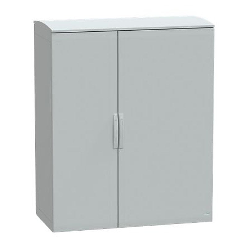 Schneider Electric PanelSeT Series Fibreglass Reinforced Polyester 2-Door Floor Standing Enclosure, Opaque Door, IP44
