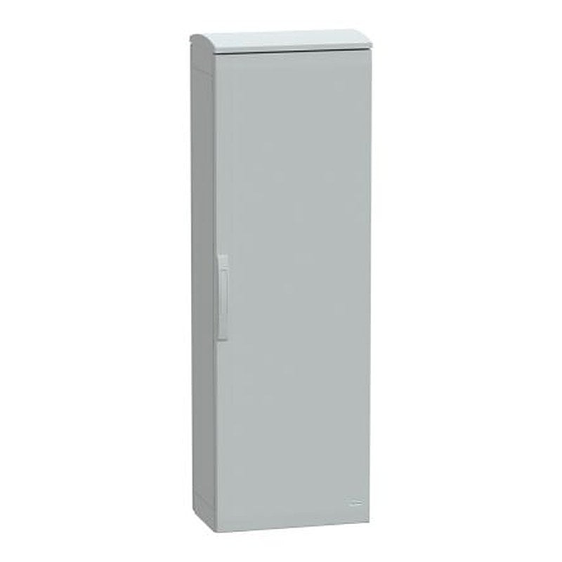 Schneider Electric PanelSeT PLA Series Fibreglass Reinforced Polyester 1-Door Floor Standing Enclosure, Plain Door, IP44