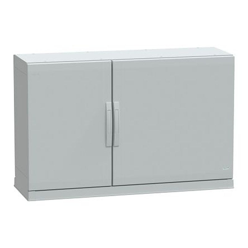 Schneider Electric Thalassa Series Fibreglass Reinforced Polyester 2-Door Floor Standing Enclosure, Opaque Door, IP54