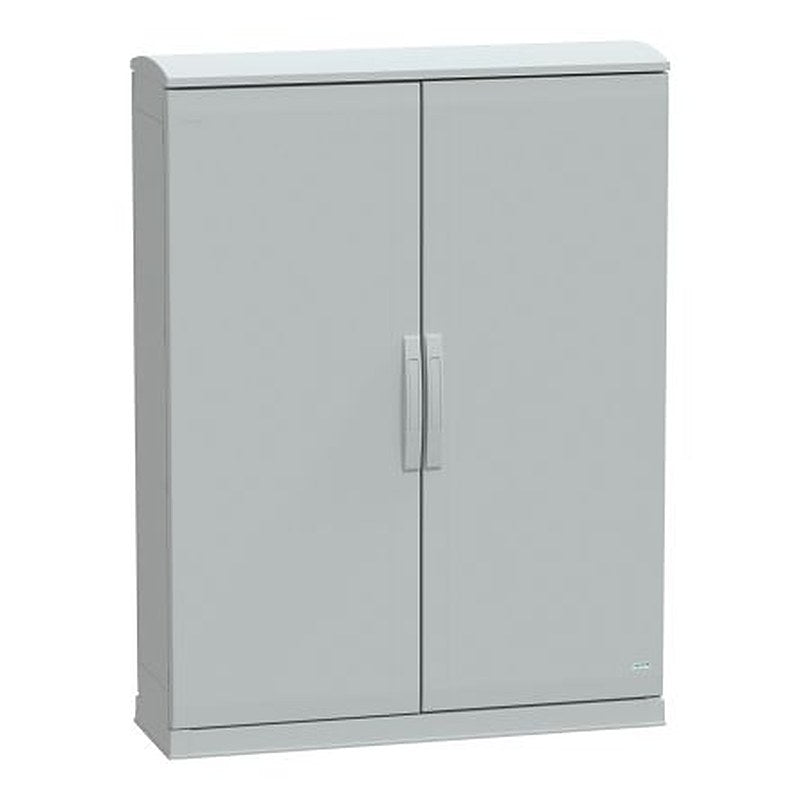 Schneider Electric Thalassa Series Fibreglass Reinforced Polyester 2-Door Floor Standing Enclosure, Opaque Door, IP44