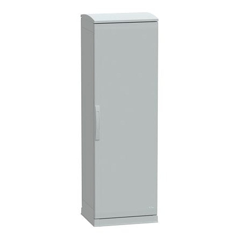 Schneider Electric PanelSeT Series Fibreglass Reinforced Polyester 1-Door Floor Standing Enclosure, Plain Door, IP44 420