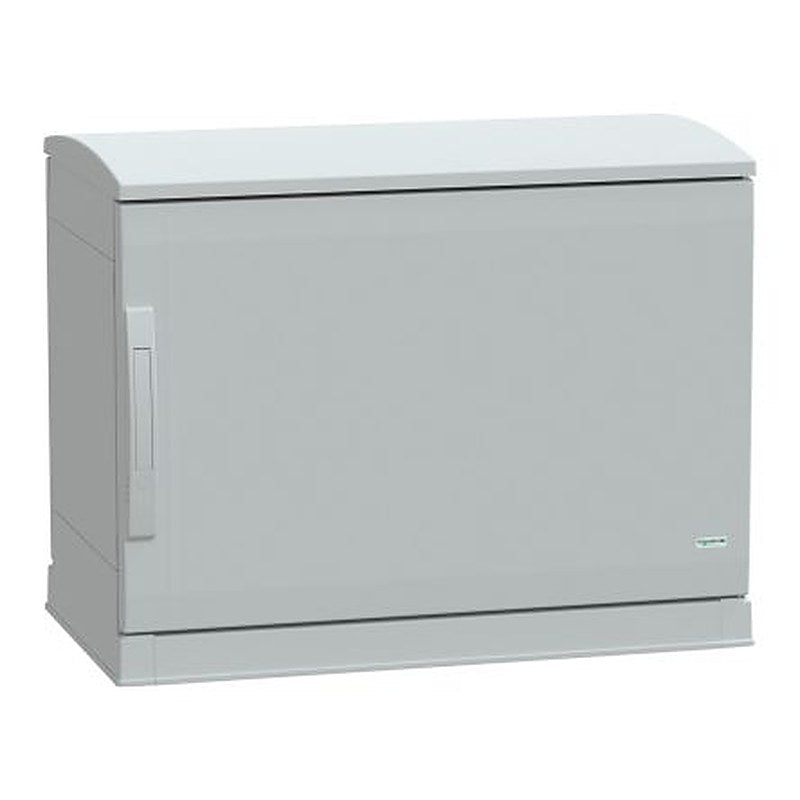 Schneider Electric PanelSeT Series Fibreglass Reinforced Polyester 1-Door Floor Standing Enclosure, Plain Door, IP44 420