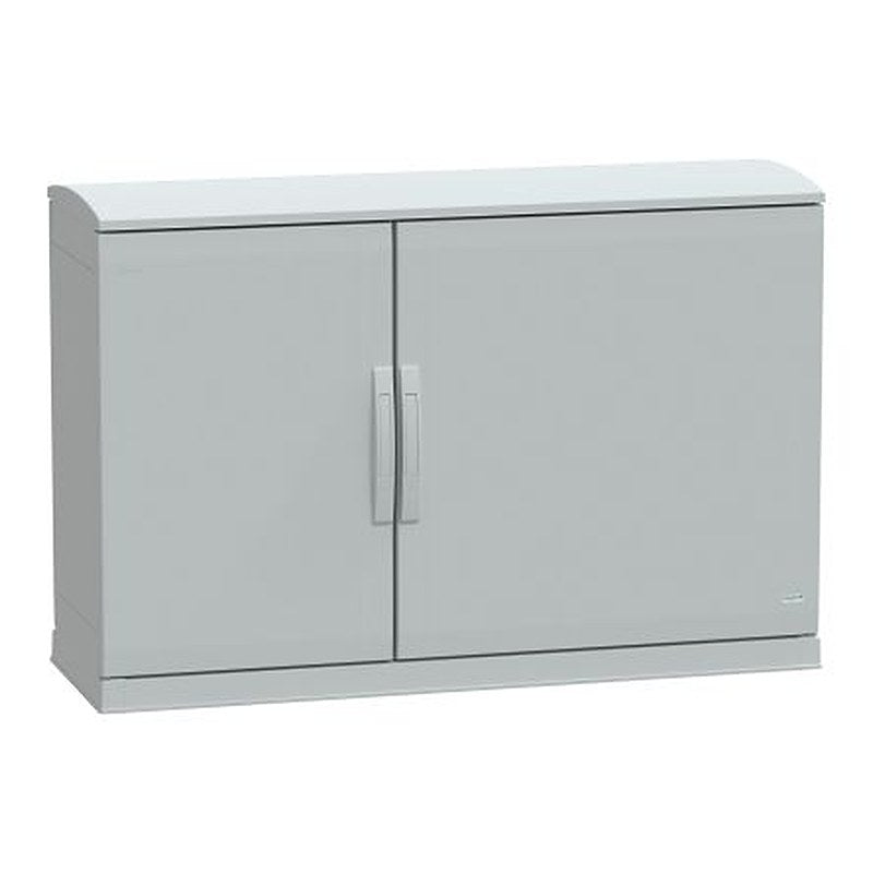 Schneider Electric Thalassa Series Fibreglass Reinforced Polyester 2-Door Floor Standing Enclosure, Plain Door, IP44 420