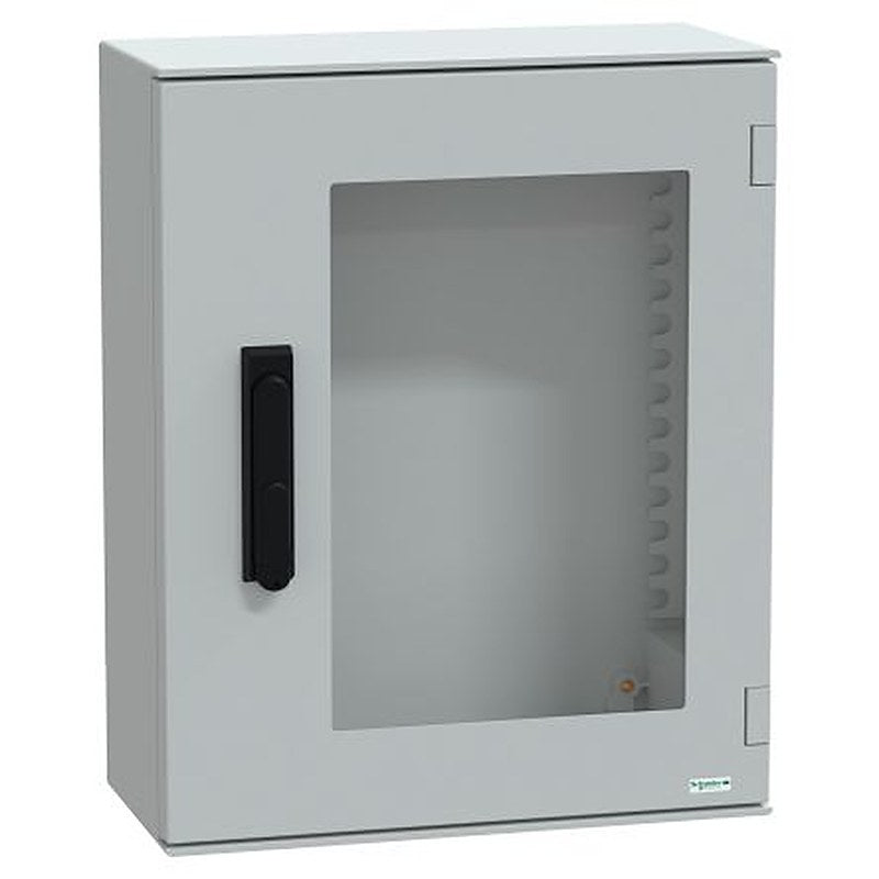 Schneider Electric PanelSeT Series Fibreglass Reinforced Polyester Wall Box, IP66 Transparent Door, 530 mm x 430 mm x