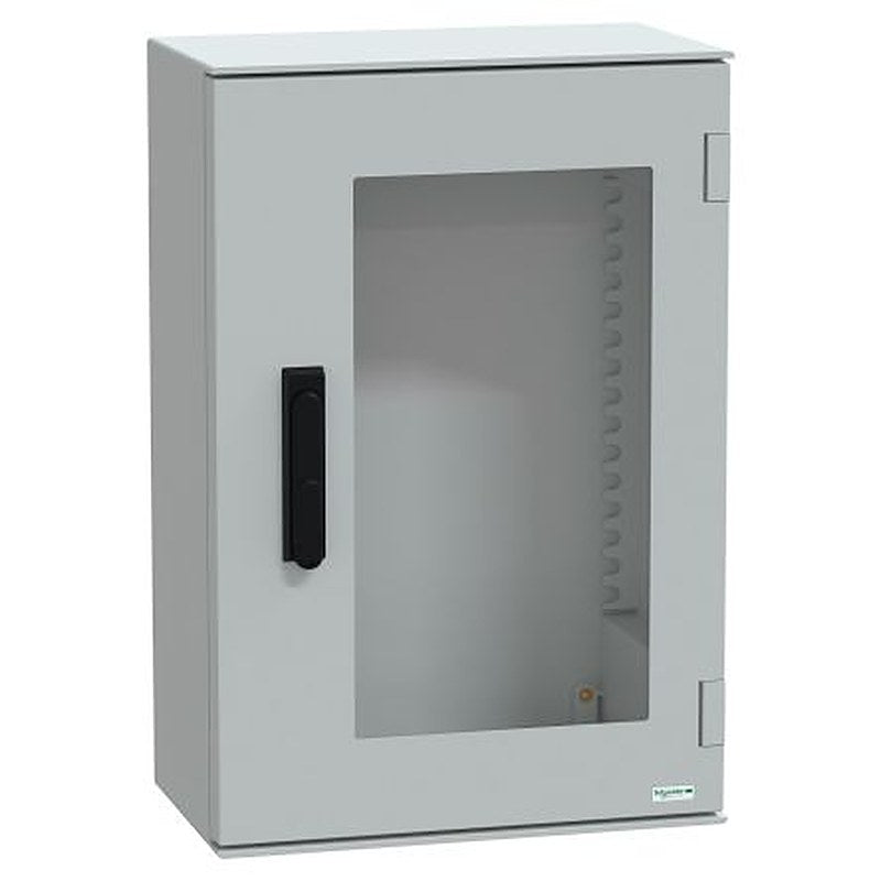 Schneider Electric PanelSeT Series Fibreglass Reinforced Polyester Wall Box, IP66 Transparent Door, 647 mm x 436 mm x