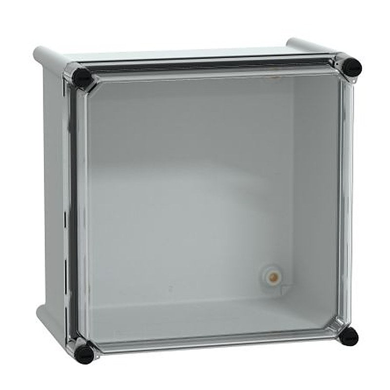 Schneider Electric Thalassa PLS Series Grey Fibreglass Reinforced Polyester Enclosure, IP65, IK09 270 mm, 180 mm, 270 mm