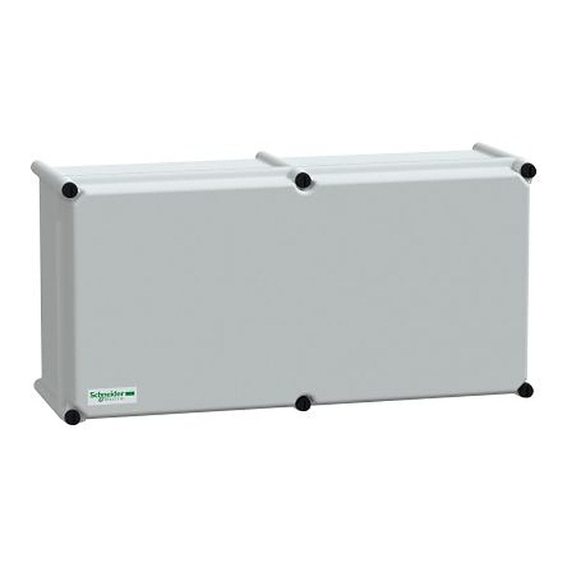 Schneider Electric PanelSeT Series Grey Fibreglass Reinforced Polyester Enclosure, IP66, IK09 270 mm, 180 mm, 540 mm