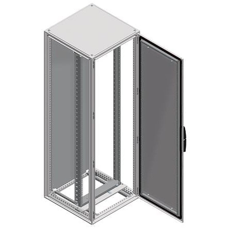 Schneider Electric PanelSeT Accessoires Series Grey 40 U Steel Server Rack , with Swing Frame, 2000 mm Height 600 mm