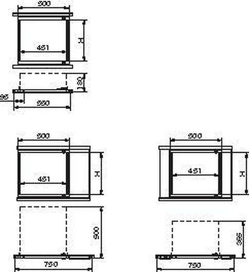 Schneider Electric PanelSeT Accessoires Series 9 U Steel Server Rack , 468 mm, 468 mm Height 600 mm