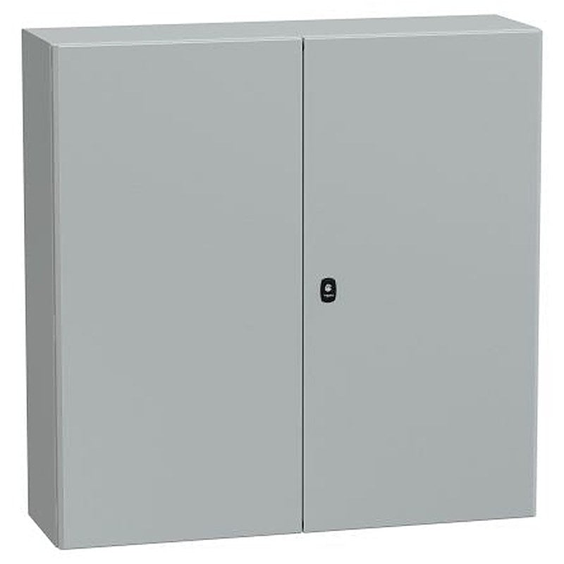 Schneider Electric PanelSeT S3D Series Steel Wall Box, IP55, 1000 mm x 1000 mm x 300 mm