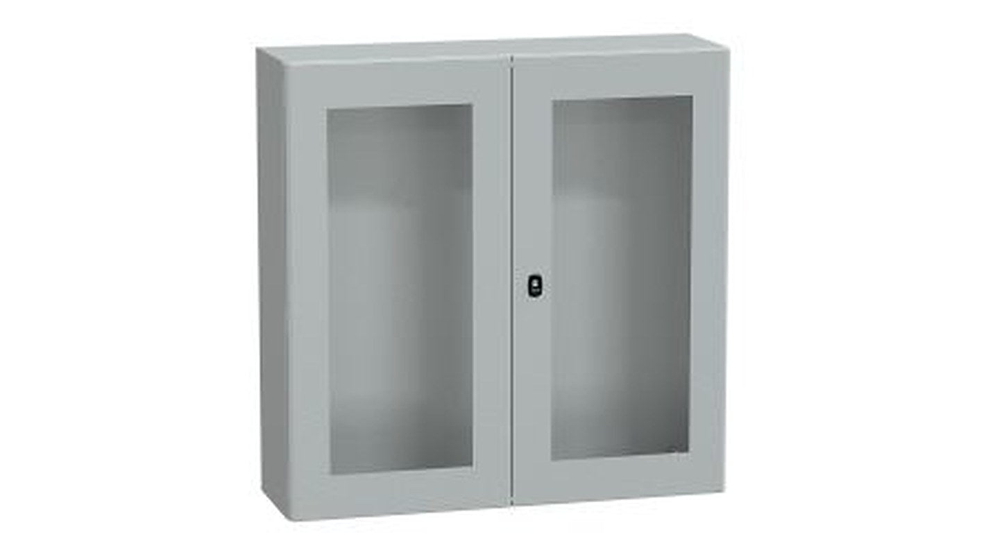 Schneider Electric Spacial Series Grey Steel Enclosure, IP55, IK10 1000 mm, 300 mm, 1000 mm