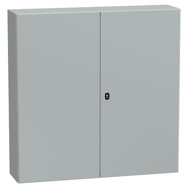 Schneider Electric PanelSeT S3D Series Steel Wall Box, IP55, 1200 mm x 1200 mm x 300 mm