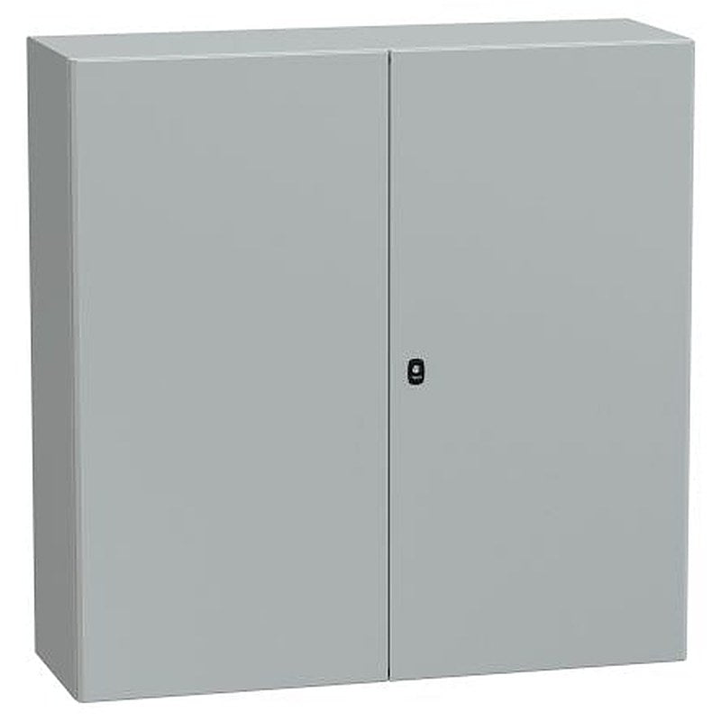 Schneider Electric PanelSeT S3D Series Steel Wall Box, IP55, 1200 mm x 1200 mm x 400 mm